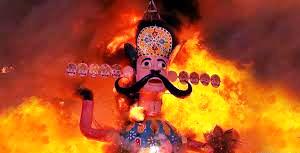 कल किछौछा नगर में 40 फिट रावण के पुतले का होगा दहन, तैयारियां पूरी