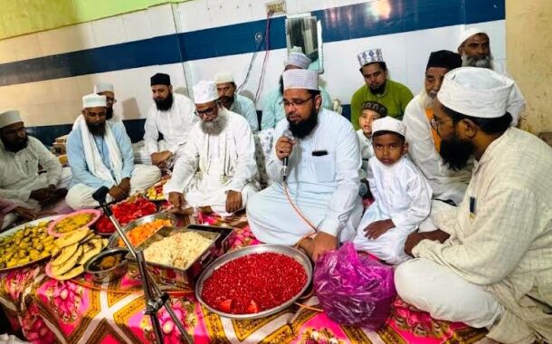 बुजुर्ग रियाज अहमद की 40 वीं बरसी पर हुआ विशेष जलसा, मांगी गईं दुआएं