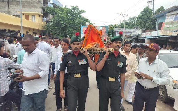 सूबेदार मेजर का निधन, सैन्य सम्मान के साथ हुआ अंतिम संस्कार